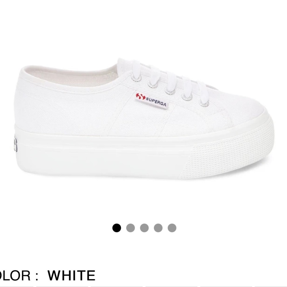 Superga Platforms sz 8